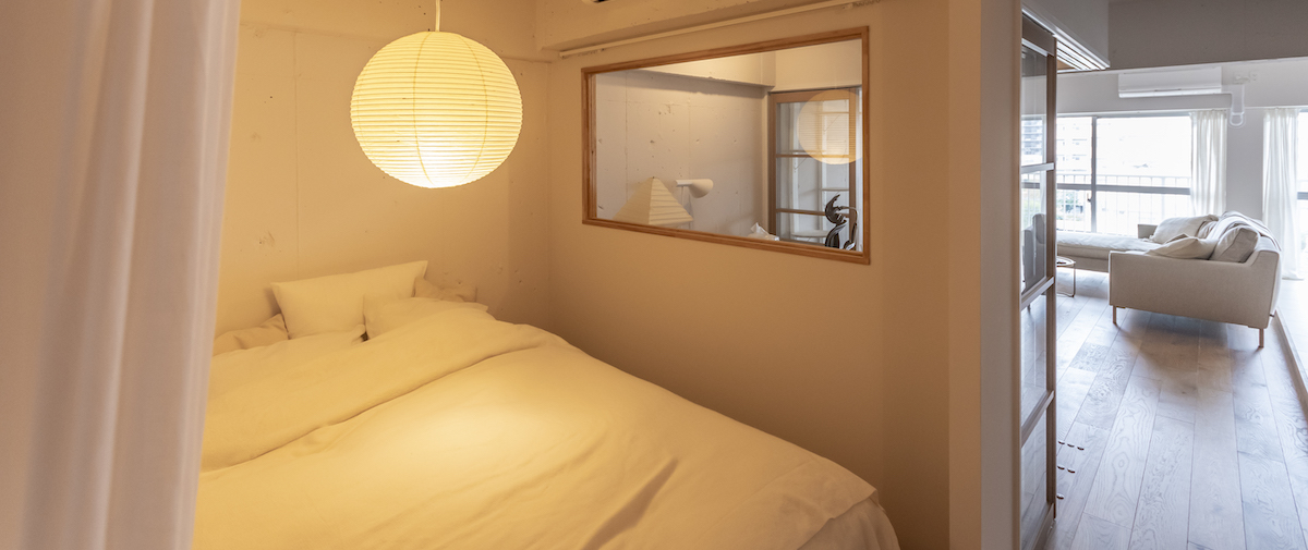 中浦和の中古マンションのリノベーション後の寝室
