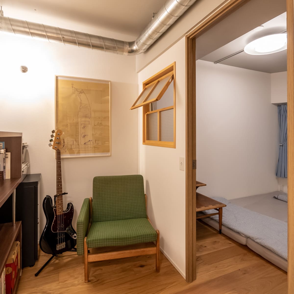 川崎市の中古マンションのリノベーション後の寝室