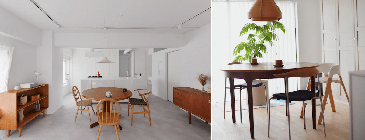 北欧風の部屋の特徴その４「北欧デザインの家具を引き立たせるシンプルな内装」