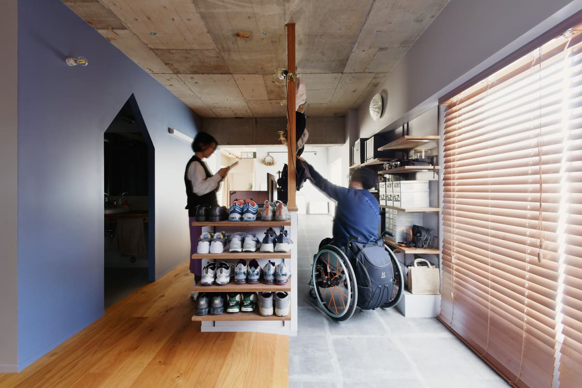 車椅子での生活を快適に、長く住めるリノベーション事例